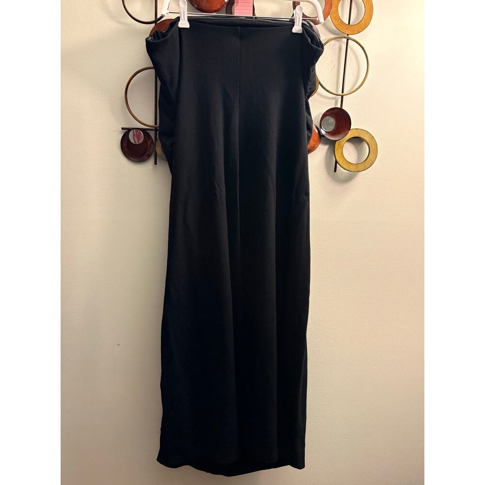 D44 A New Day 1x black strapless dress